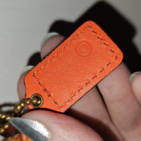 Coach Orange Colorblock Double Zipper Crossbody Bag - Picture 5 of 17